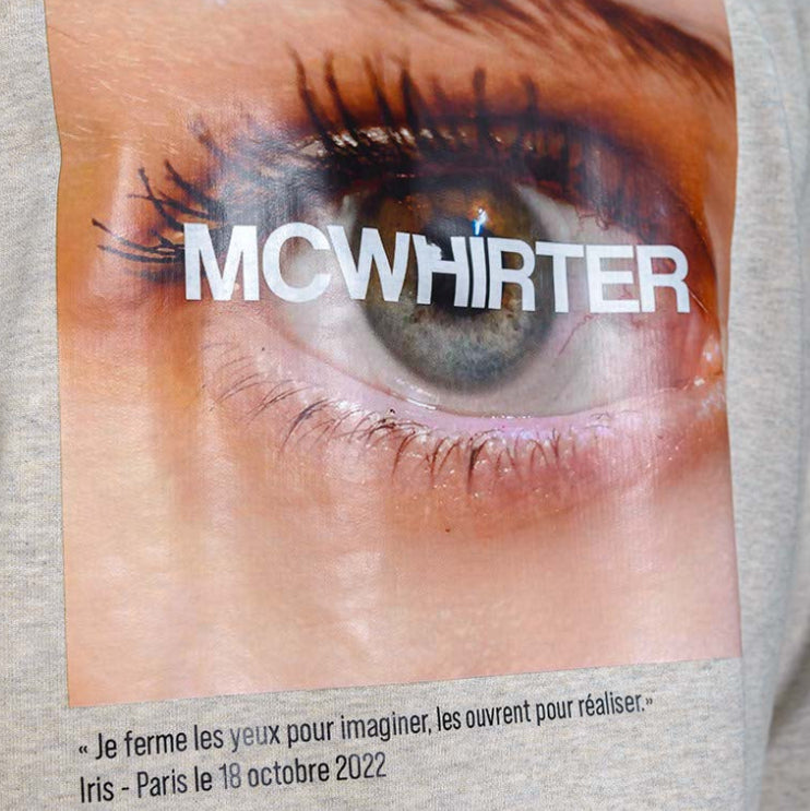 Hoodie CORK, Print Iris