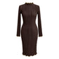 Robe Noor marron