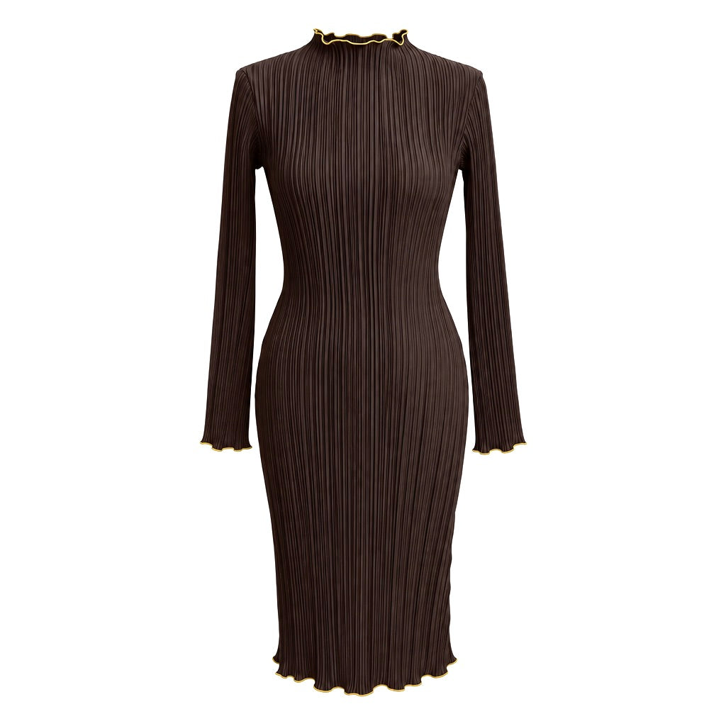 Robe Noor marron