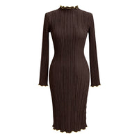 Robe Noor marron