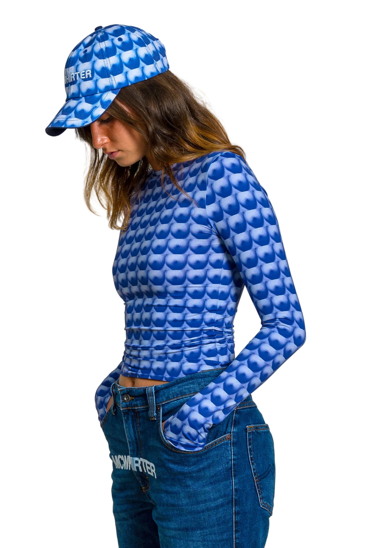 T-shirt Second Skin, Print Boobs All-over