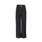 Pantalon tailleur noir mat